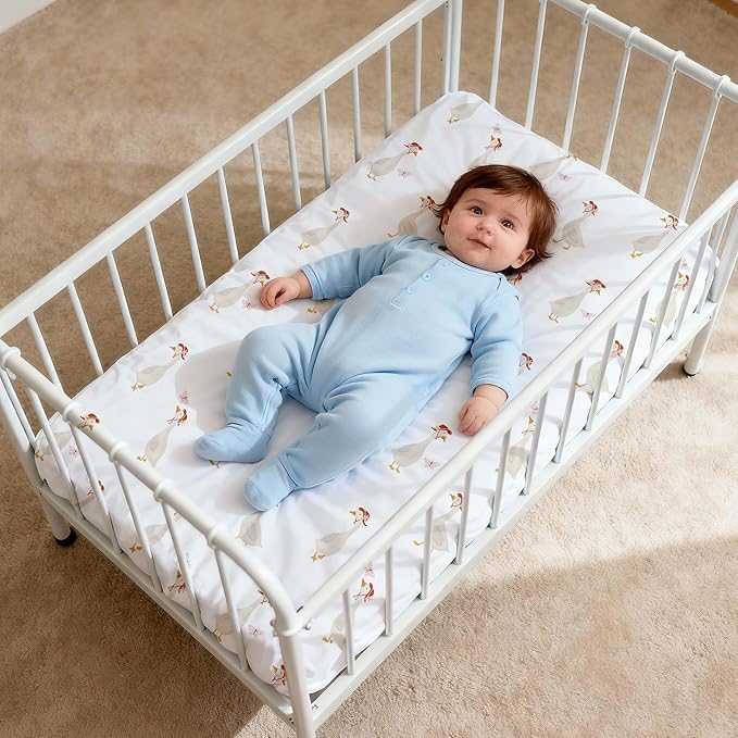 Bedside Sleeper Bassinet Fitted Sheets 20 x 33, 3 Pack Baby Delight Beside Me Dreamer,Babybond,Jimglo,koola,cowiewie,fodoss, Dream On Me Baby Square Bassinet, Pink Animal