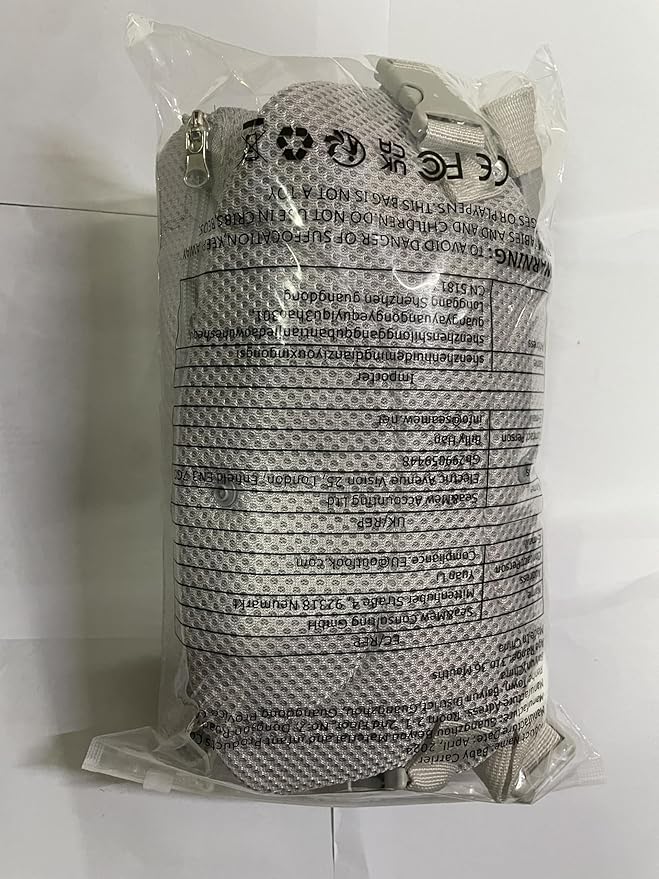 IULONEE Baby Carriers from Newborn with Detachable Bibs Ergonomic Portable Baby Front & Back Backpack Carry Adjustable Toddlers Carrier for Infant Within 33lbs Light Gray