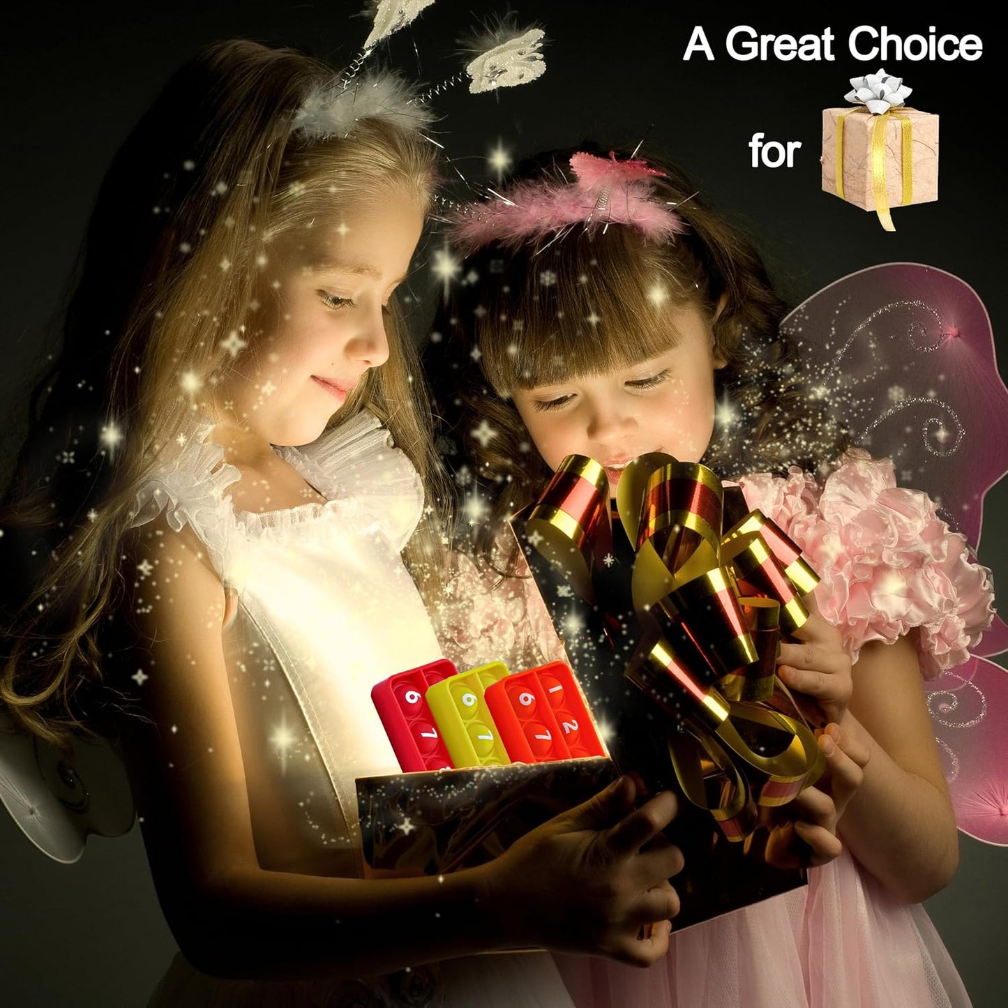 Ten Frame Pop Math Manipulatives - Set of 6 Silicone Fidget Toys for Kindergarten Classrooms - Engaging Educational Counting & Addition Toys for Kids 3 4 5 Years Old