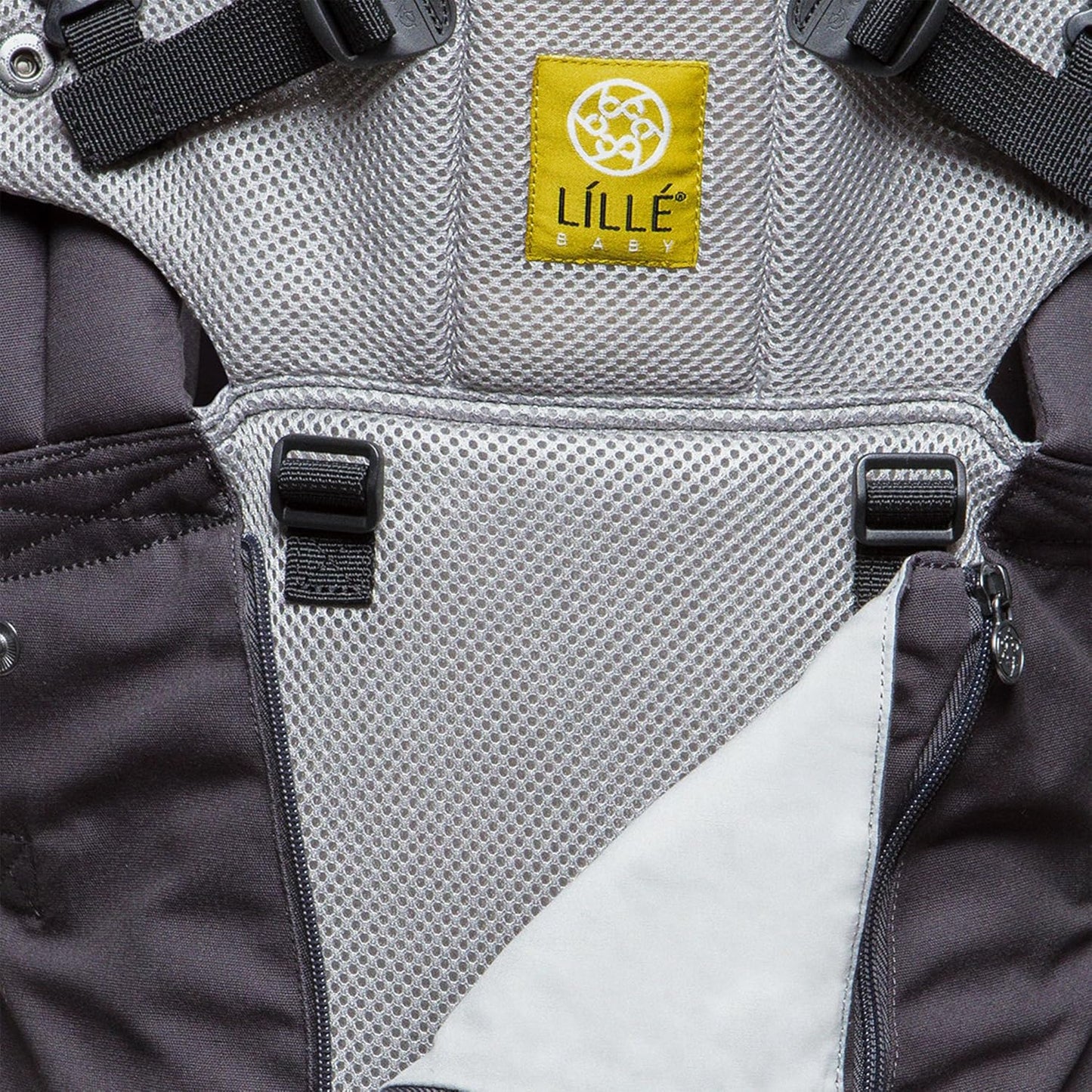 LÍLLÉbaby Complete All Seasons Ergonomic 6-in-1 Baby Carrier Infant to Toddler with Lumbar Support (7-45 Pounds), 360 Degree Baby Wearing & Multi-Position, Inward & Outward Facing (Charcoal & Silver)