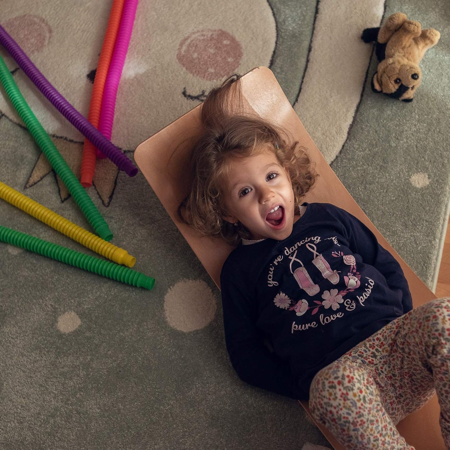 nutty toys 8 pk Pop Tubes Sensory Toys (Large) Fine Motor Skills Learning Toddler Toy for Kids Top ADHD Autism Fidget 2024 Best Preschool Boy Girl Gifts Idea Unique Christmas Toddler Stocking Stuffers