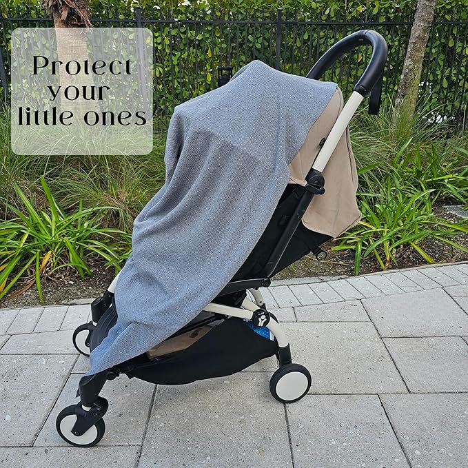 Peekaboo Knit Breathable Nursing Cover Up For Breastfeeding - Soft Organic Cotton & Cashmere Breast Feeding Covers For Women - Privacy Feature - Includes Mesh Laundry Bag (Grey)