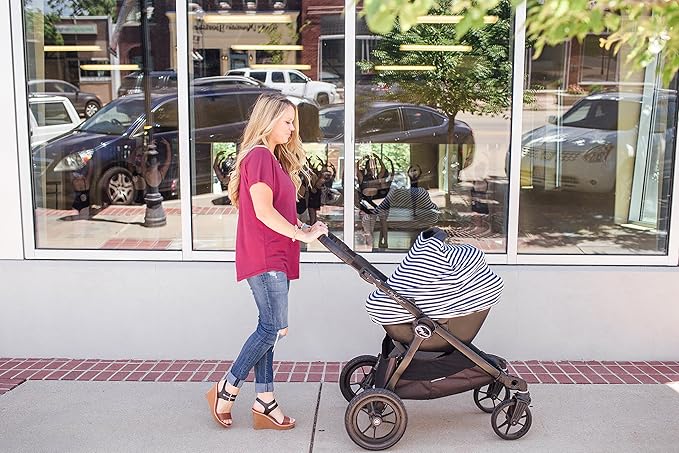 Copper Pearl Baby Car Seat Cover Canopy and Nursing Cover Multi-Use Stretchy 5 in 1 Gift The Sailor
