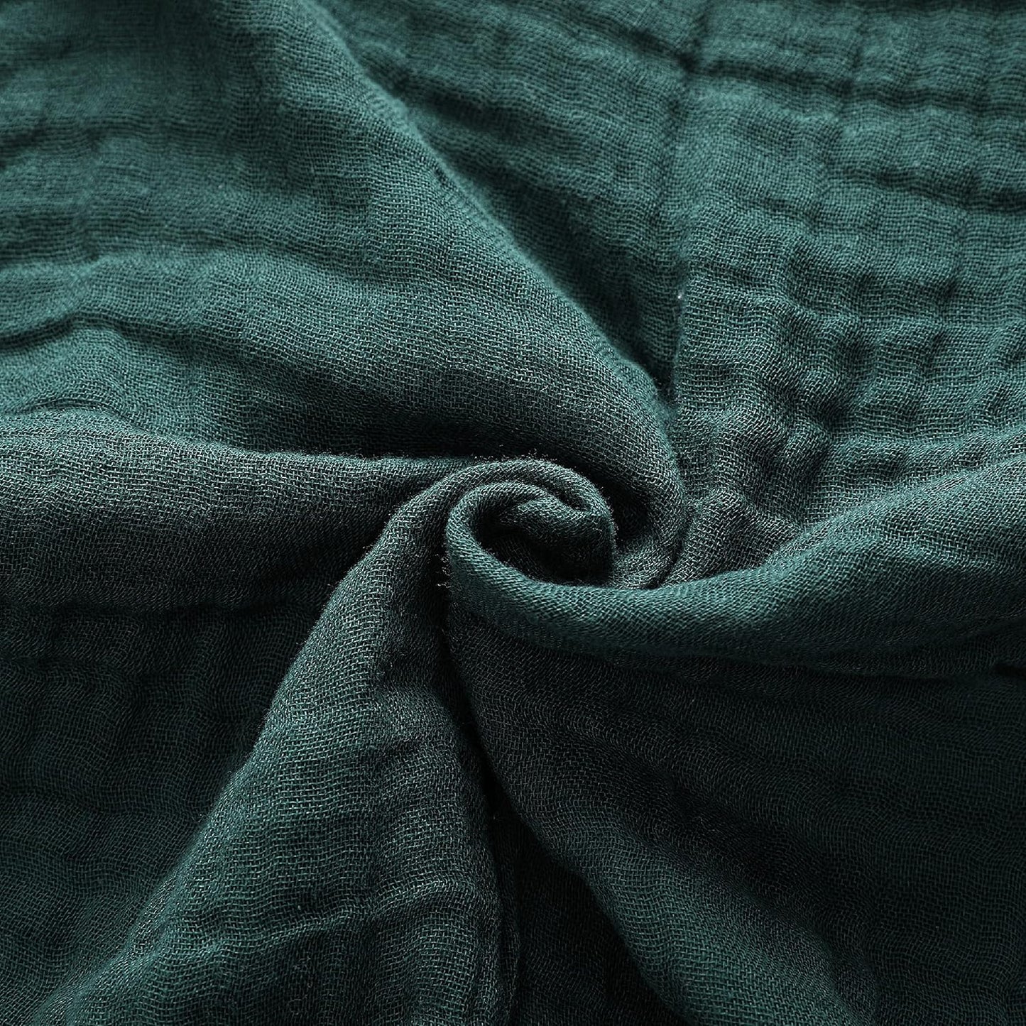 Baby Muslin Swaddle Blankets for Boys and Girls,4-Pack Breathable and Skin-Friendly,Wrap Soft Silky Cotton Muslin Swaddle Blankets/Atrovirens/Green/Apricot White/Grey…