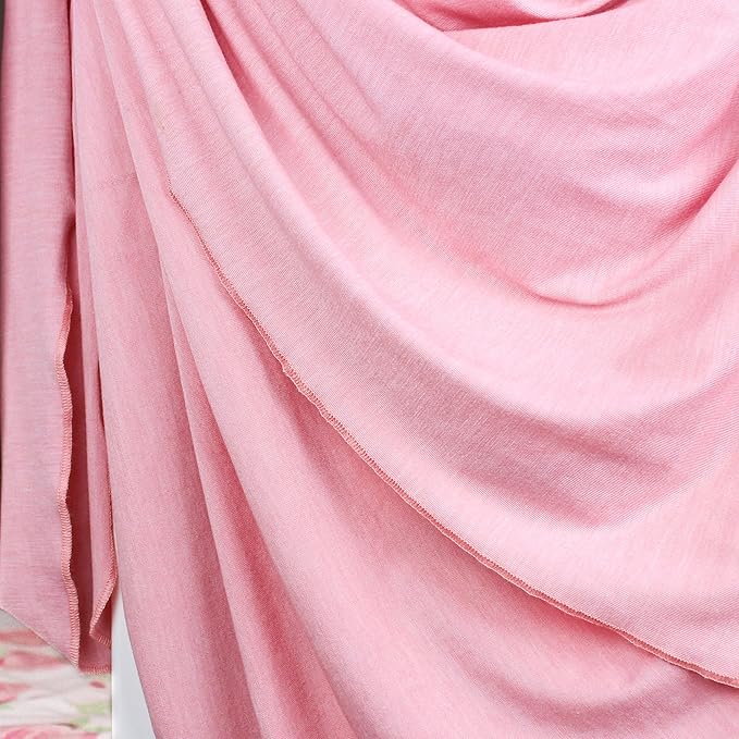 Copper Pearl Baby Swaddle Blanket - Premium Knit Baby Blanket, Large Soft Stretchy Receiving Blankets for Baby Girl, Swaddles for Newborn, Infant, and Toddler (Darling)